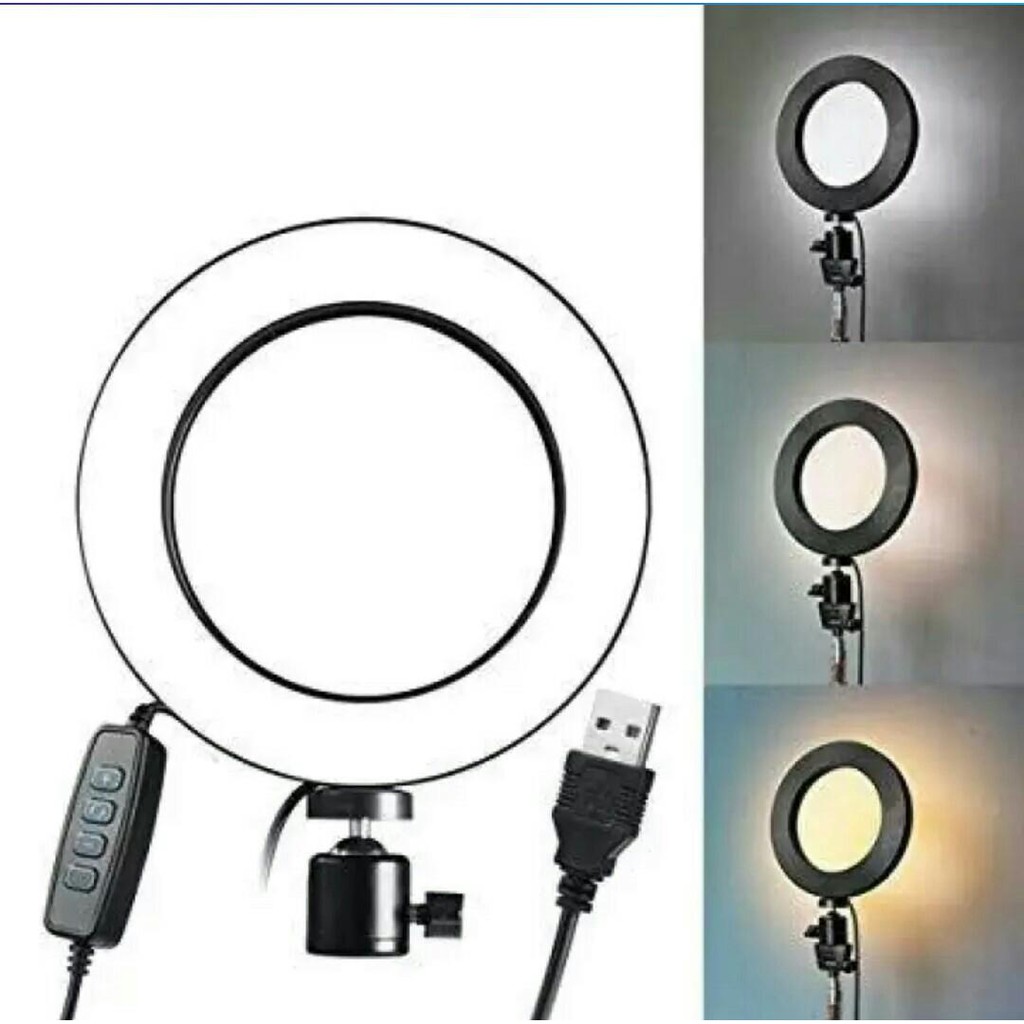 RING LED FILL LIGHT STUDIO FOTO WITH TRIPOD PHONE HOLDER 26 in