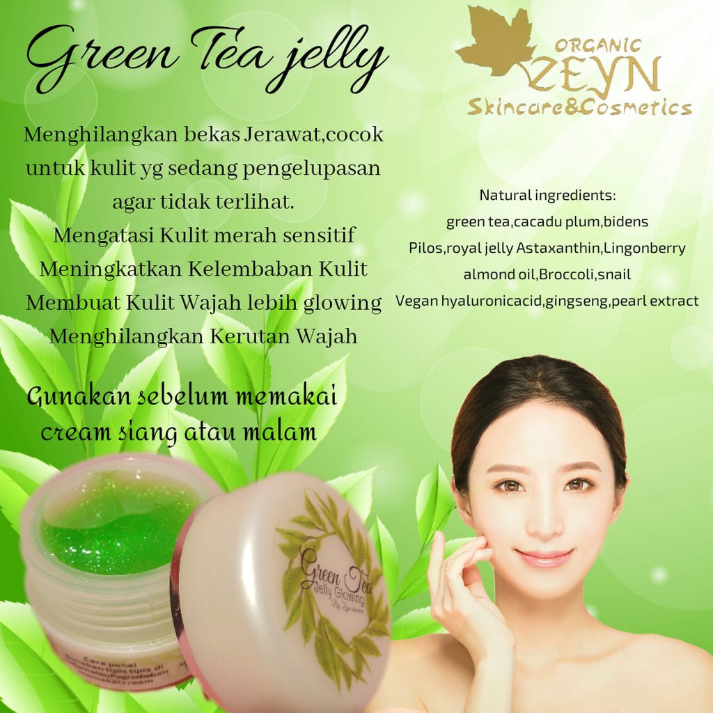 Jelly Cream/ krim jelly Zeyn Organic Skincare