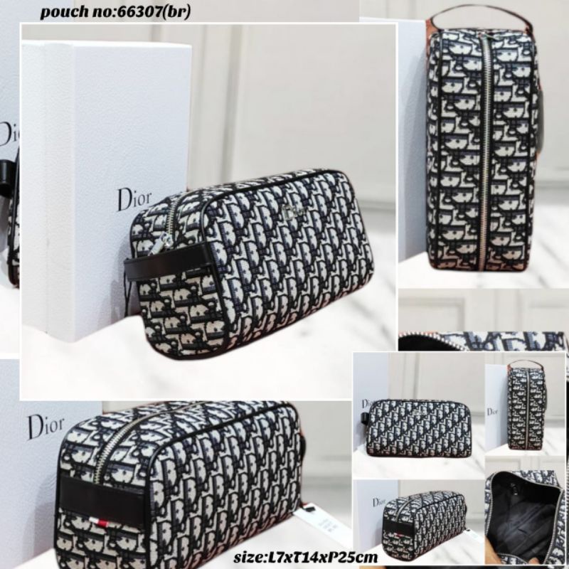 Pouch Leather Quality 663307/ Tas tangan Pria