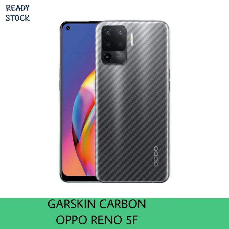 Skin/Garskin/Sticker/Anti Jamur type hp, oppo reno 2/2f/2z/3/4/4f/5/5f/6 4G/6 5G Carbon Fiber Pelindung belakang hp anda dari kotoran.