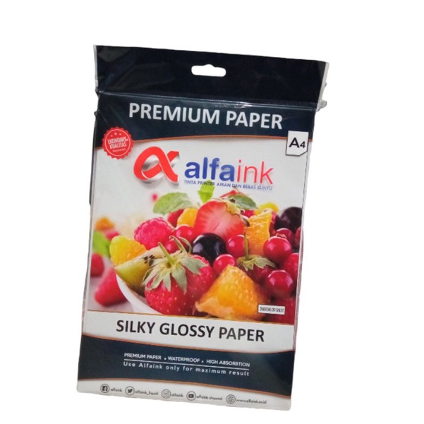 

ALFAINK SILKY GLOSSY PAPER A4/260