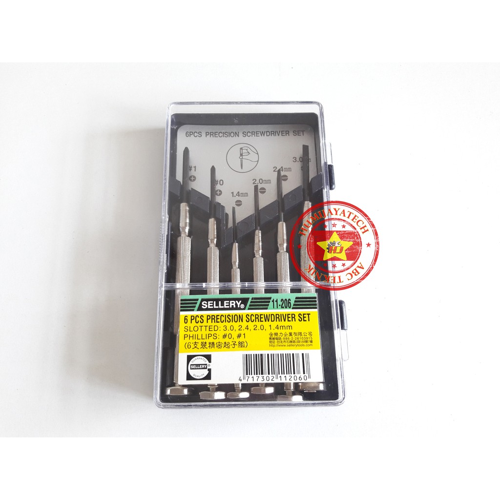 Obeng Arloji Set Sellery / Obeng Jam Tangan