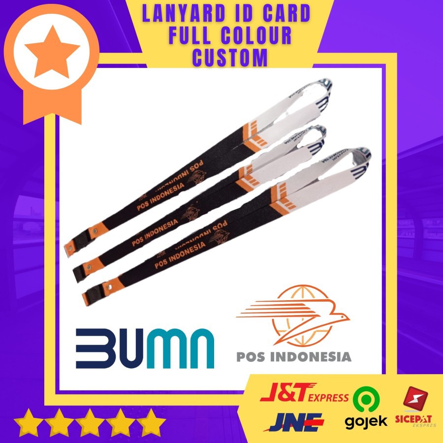 

Pancawarna - Cetak Lanyard POS INDONESIA | custom logo | print lanyard - gantungan hp - holder - yoyo logo