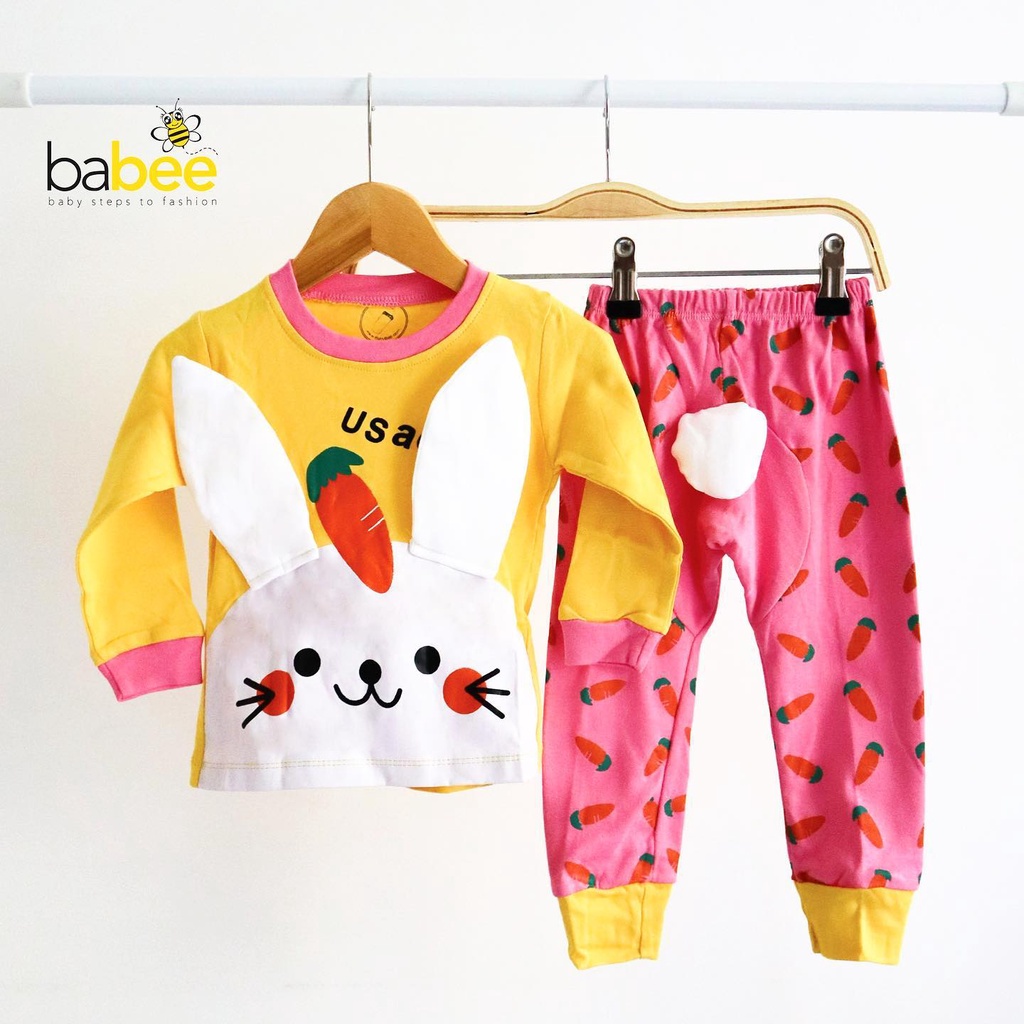 USAGI PYJAMAS Baju setelan piyama tidur pergi lucu fashion anak bayi perempuan cewek terlaris