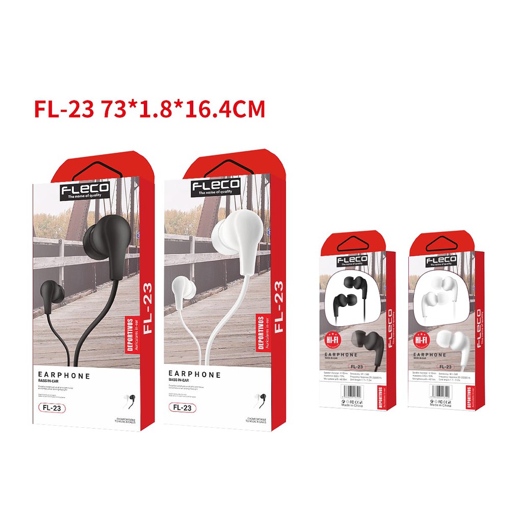 Headset Fleco FL-22 Handsfree Hansfree Fleco FL-23 Earphone Fleco FL-22 Stereo