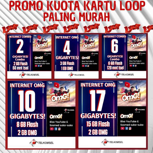 PAKET DATA TELKOMSEL LOOP TERMURAH SELAMA 30 HARI