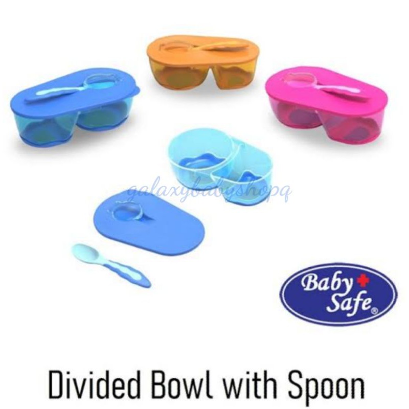 Baby safe divided bowl