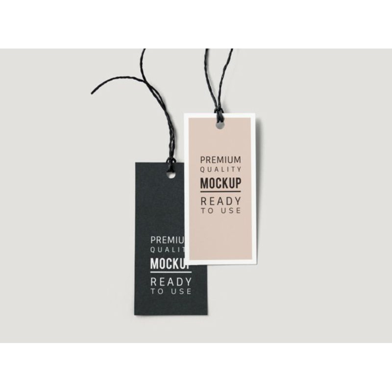 

hang tag label baju murah minimal 100 pcs proses cepat