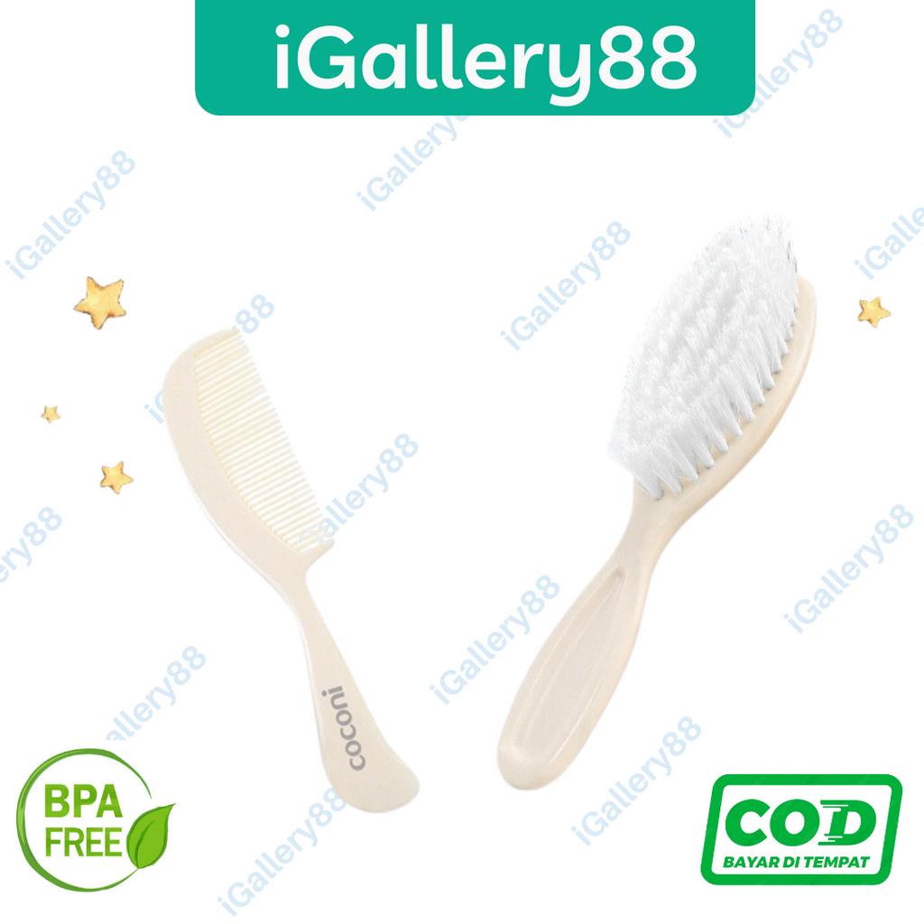 COCONI Baby Comb &amp; Hair Brush | Sisir Sikat Rambut Bayi