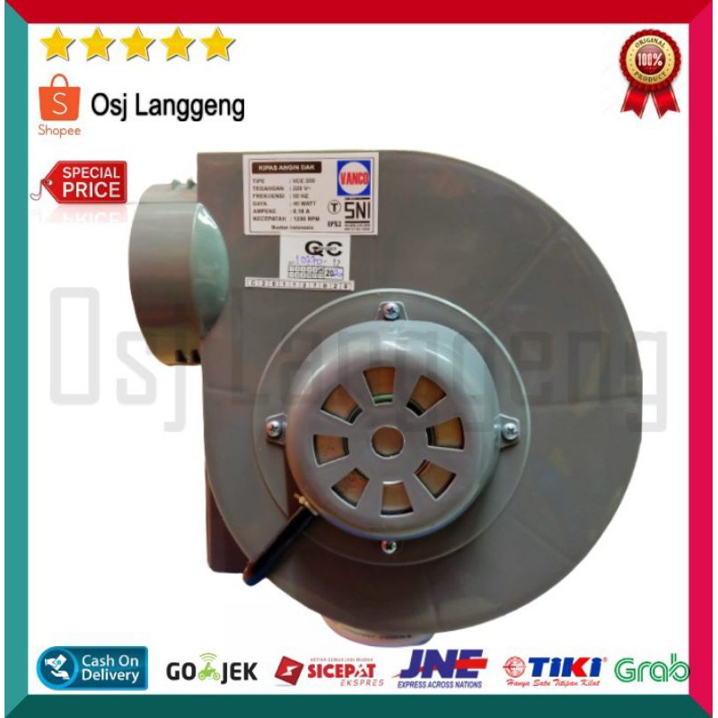 BISA COD | Kipas Angin Dak Vanco Fan Tipe VCE 350 Original Murah
