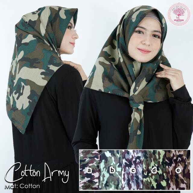 Jual Hijab Segi Empat Voal Premium Denay Kw Army Kerudung Jilbab Loreng Tentara Di Lapak Lapak Baju Murah Bukalapak