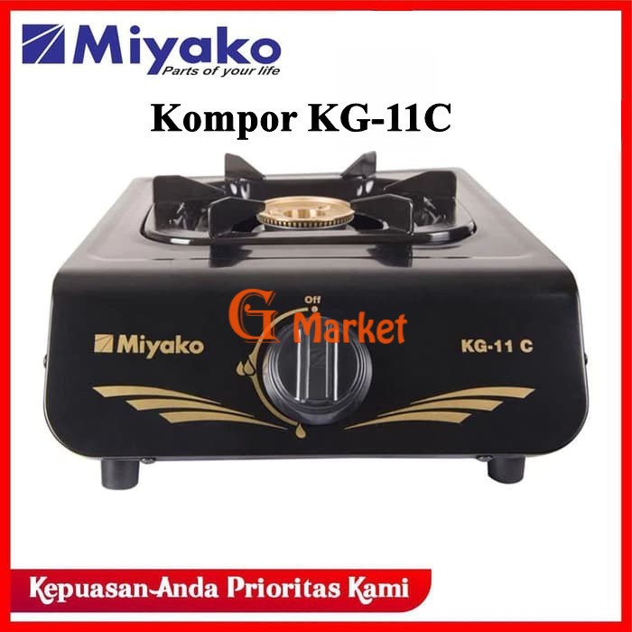 Jual Miyako Kompor Gas 1 Tungku Kg 11c Kg11c Kg 11 C Stainless