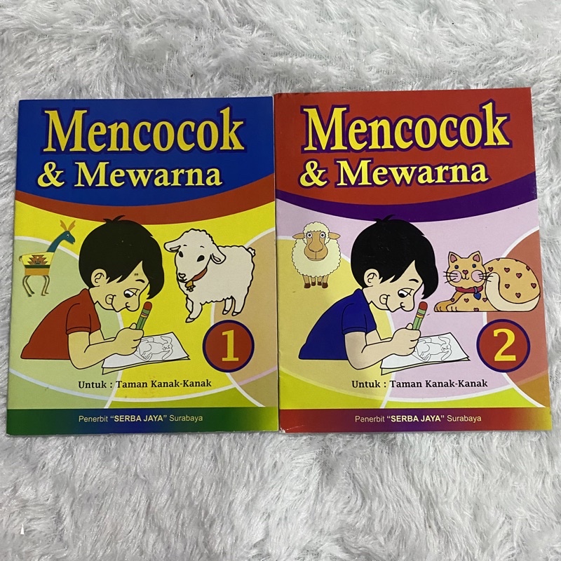 [BUKU TK] Mencocok dan Mewarnai