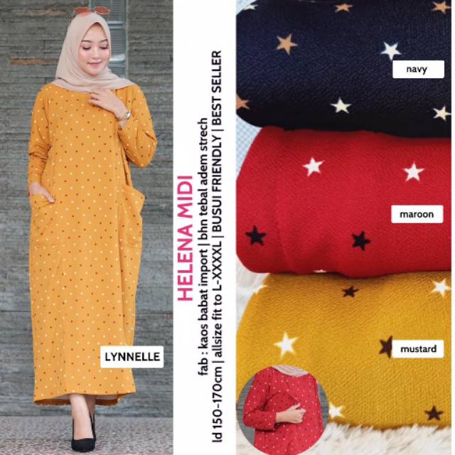 Helena midi maxi dress