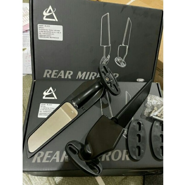 Spion Winglet Full Cnc Spion Winglet Stealth Model Rizoma F22R ,ZX25R, Ninja 250Fi ,Ninja 250 Carbu ,GSX , R15,R25 , CBR Dll