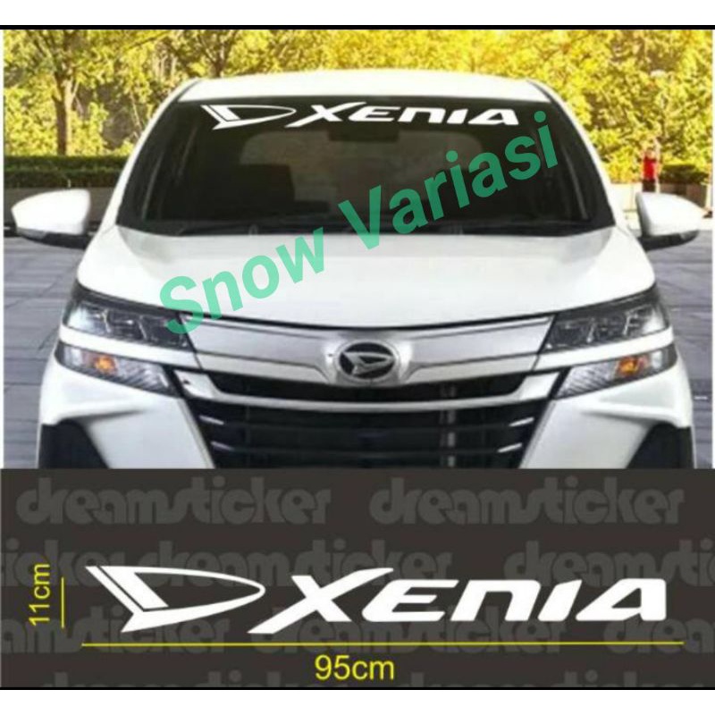 Stiker kaca depan mobil xenia all new xenia sticker kaca depan xenia