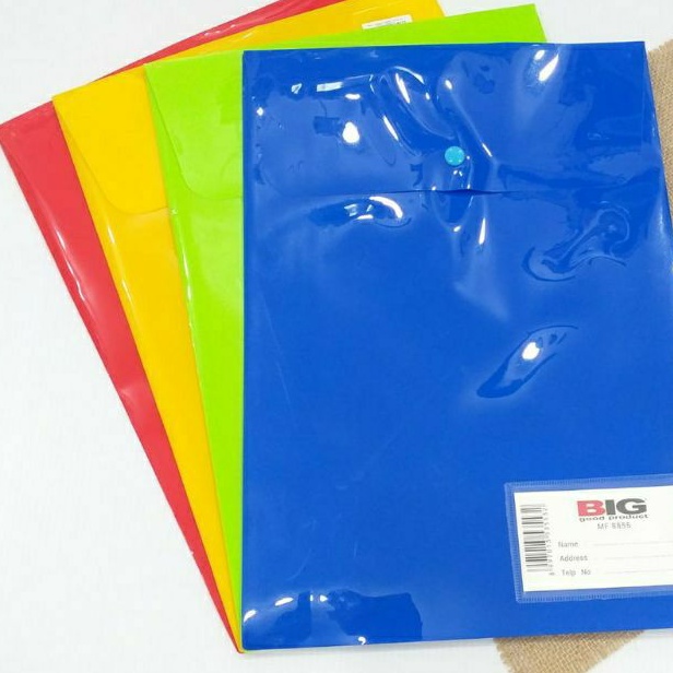 

MAP PLASTIK KANCING ATAS (BIG) F4(FOLIO) BERDIRI/POTRAIT