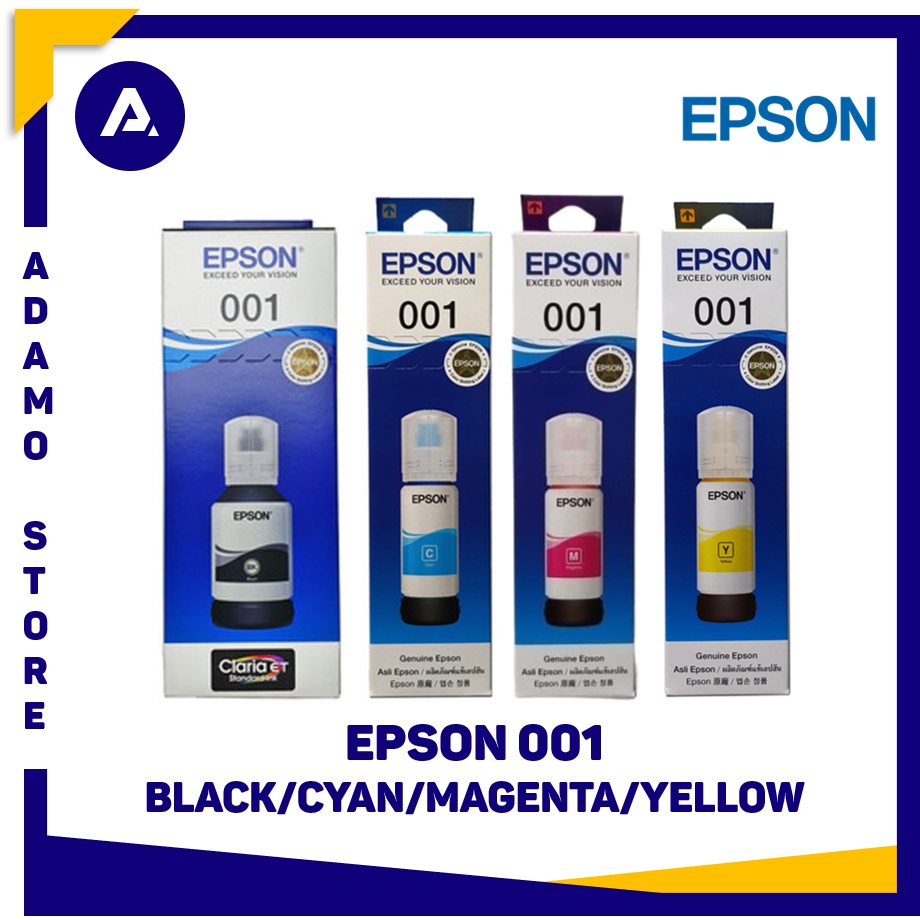 Tinta Epson 001 Original (Printer L4150 L4160 L6160 L6170 L6190)