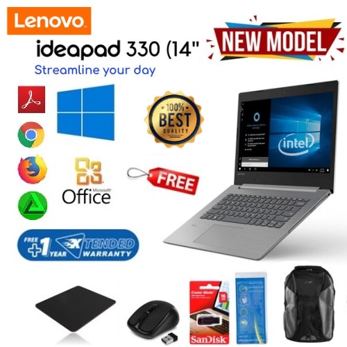Lenovo IdeaPad 330 14IGM 5LID (Celeron N4100 Win10, 4GB, 1TB, 14" HD
