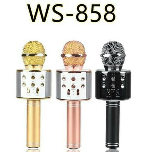 Cdo6 Mic Karaoke Portable / Mic Bluetooth / Mic Smule - Rose Gold F70K