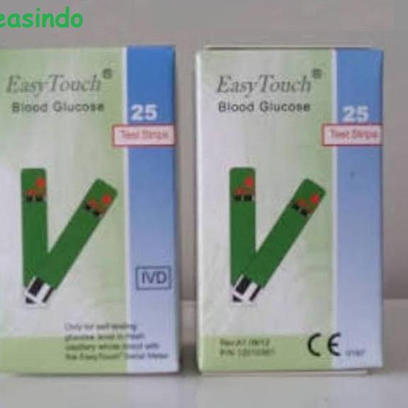 ♥ Strip Gula Darah Easy Touch / Stik Gula Darah Glukose Easy Touch ☚