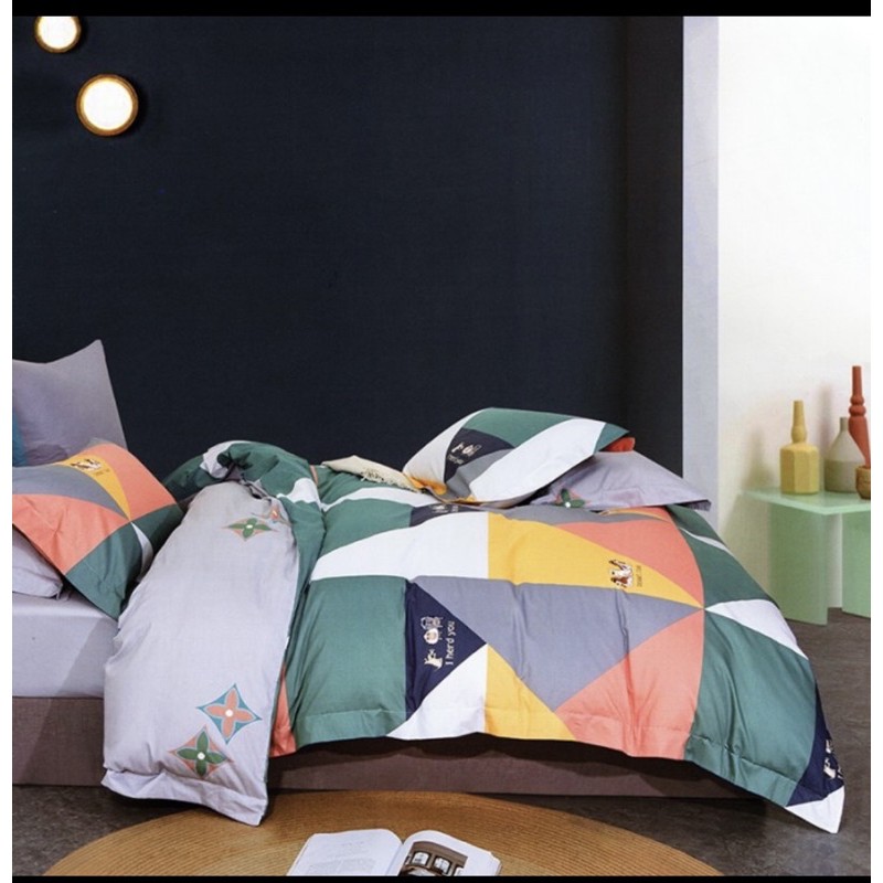 Osaka Set Sprei Sateen Jepang Queen Size