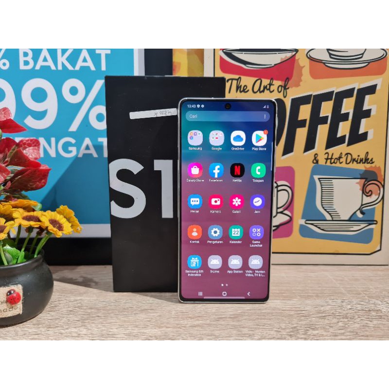 SAMSUNG S10 LITE 8/128GB WITHBOX DUALSIM SEIN NO MINUS