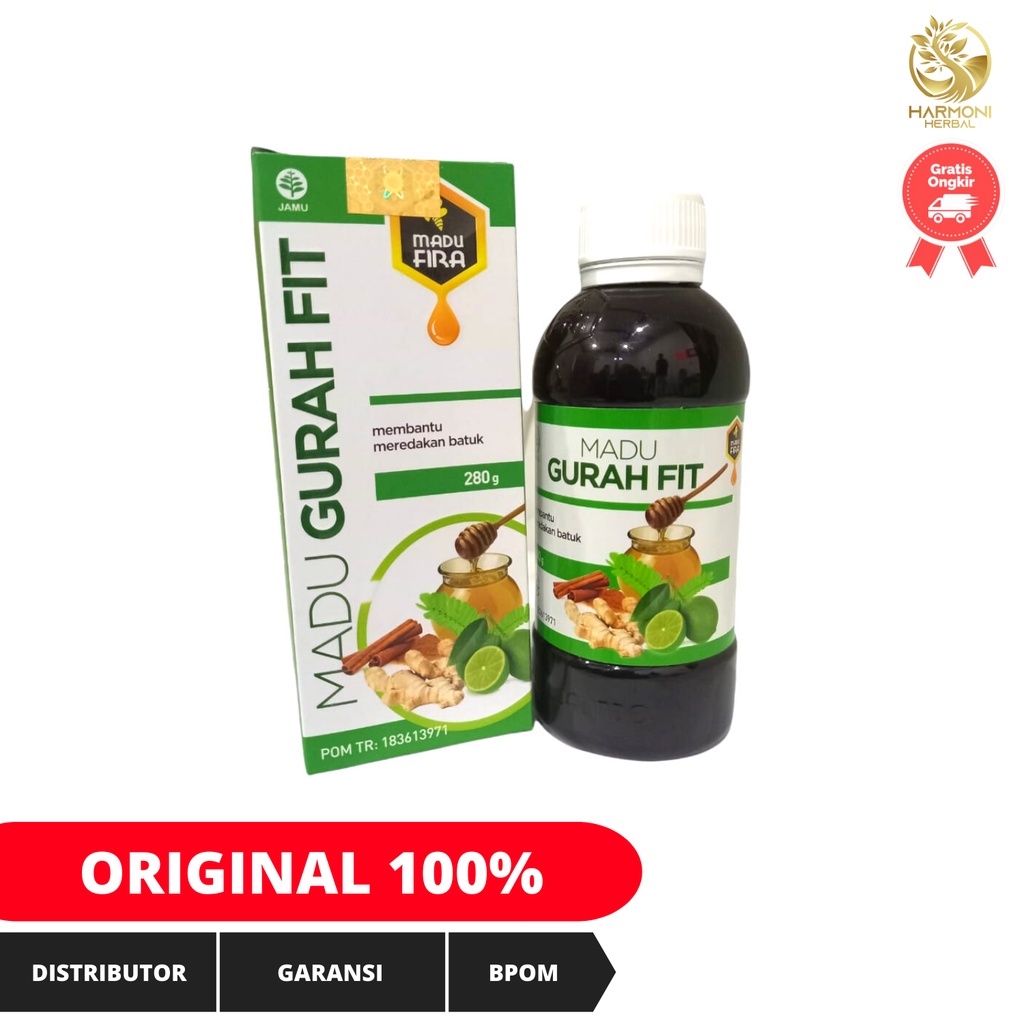 Madu Batuk Sesak Nafas Asma Madu Gurah Fit Obat Batuk GurahFit Asli Original BPOM