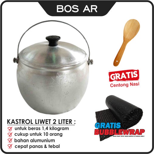 kastrol liwet 2 liter kastrol liwet no 8 panci kastrol liwet panci liwet tebal kastrol panci liwet 2