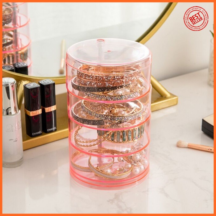 RAK PUTAR KOTAK SIMPAN PERHIASAN KALUNG CINCIN BROS