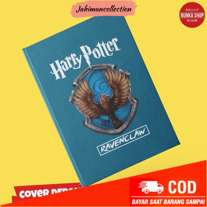 

✨ BISA COD ✨ Note Book Harry Potter Asrama Ravenclaw A5 Harry Potter