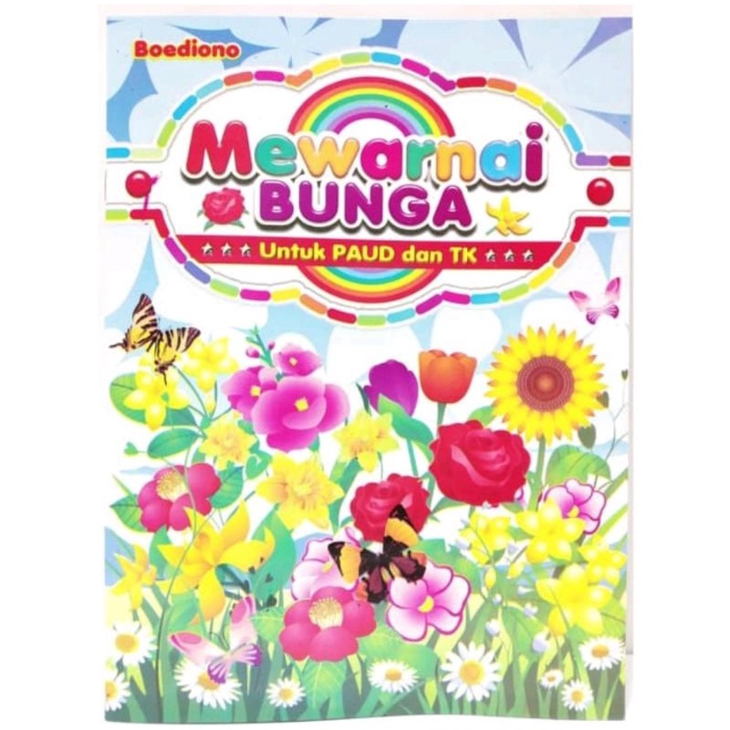

Edukasi Anak PAUD TK Mewarnai Bunga / Promo Dm