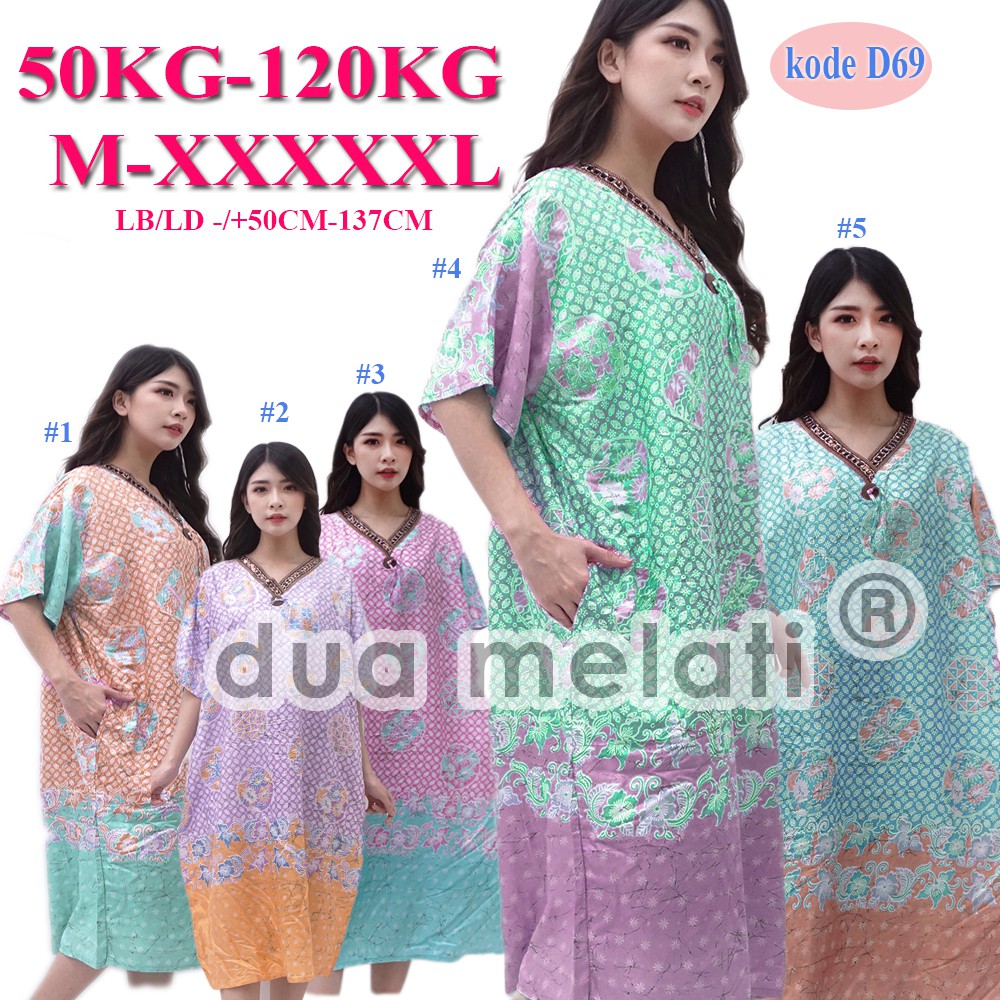 Baju tidur batik wanita jumbo