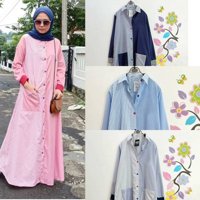 Beqila Maxy, maxi dress, gamis, dress muslim, gaun muslim, casual dress, kekinian dress, ootd dress