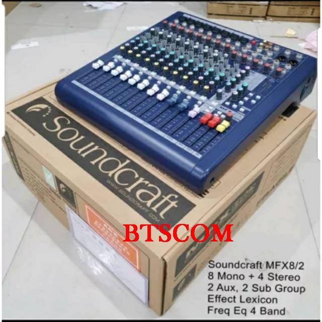 MIXER SOUNDCRAFT MFX8 - MFX 8  ( 8 CHANEL )
