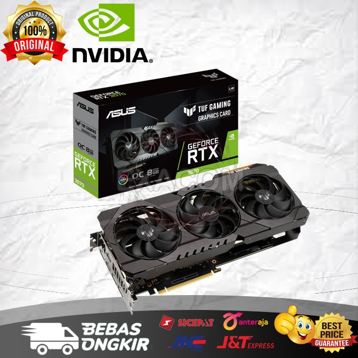 VGA ASUS TUF RTX 3070 Gaming OC 8GB GDDR6