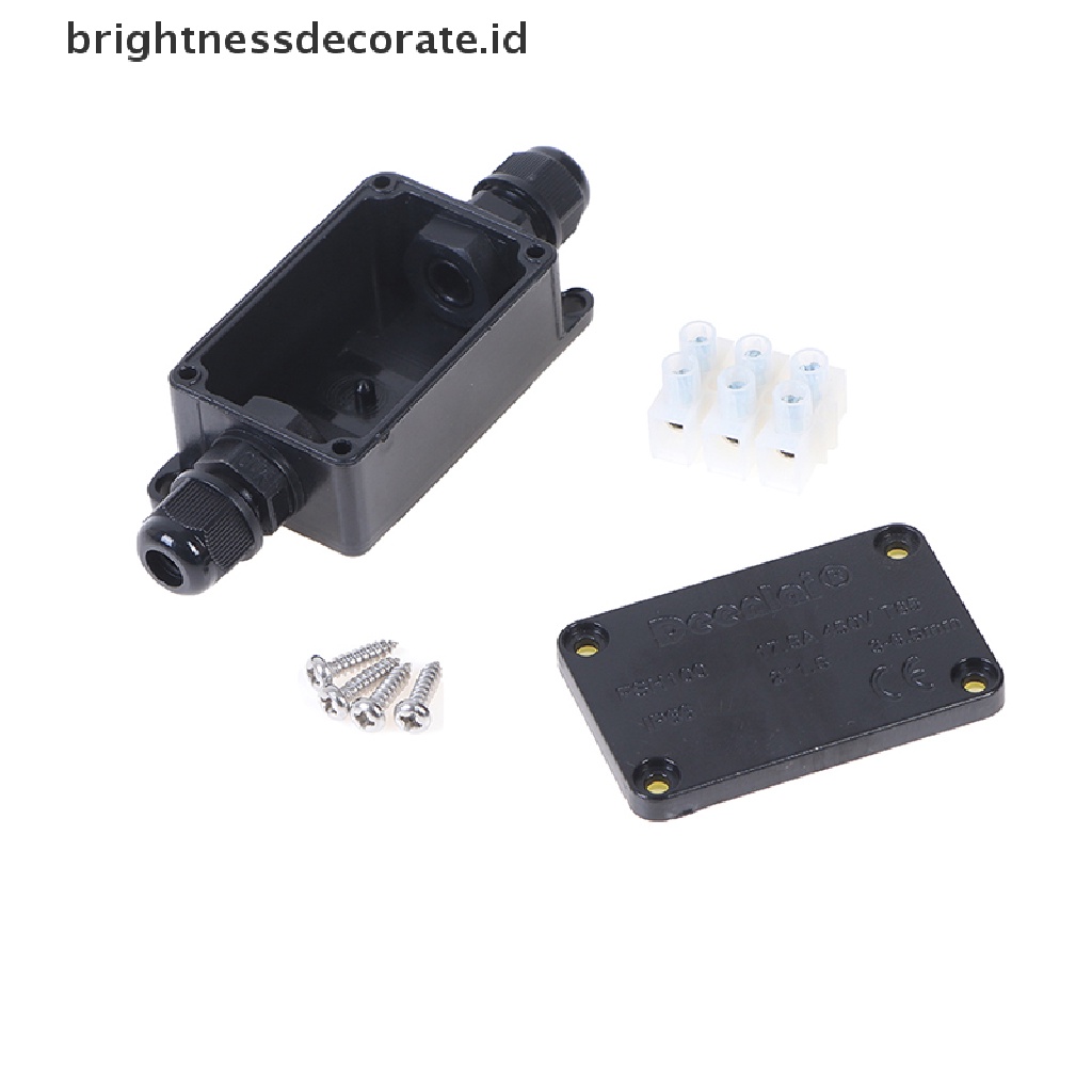 (birth) Kotak Junction Box 2 Arah Anti Air IP66 Dengan Terminal 450V Untuk Outdoor