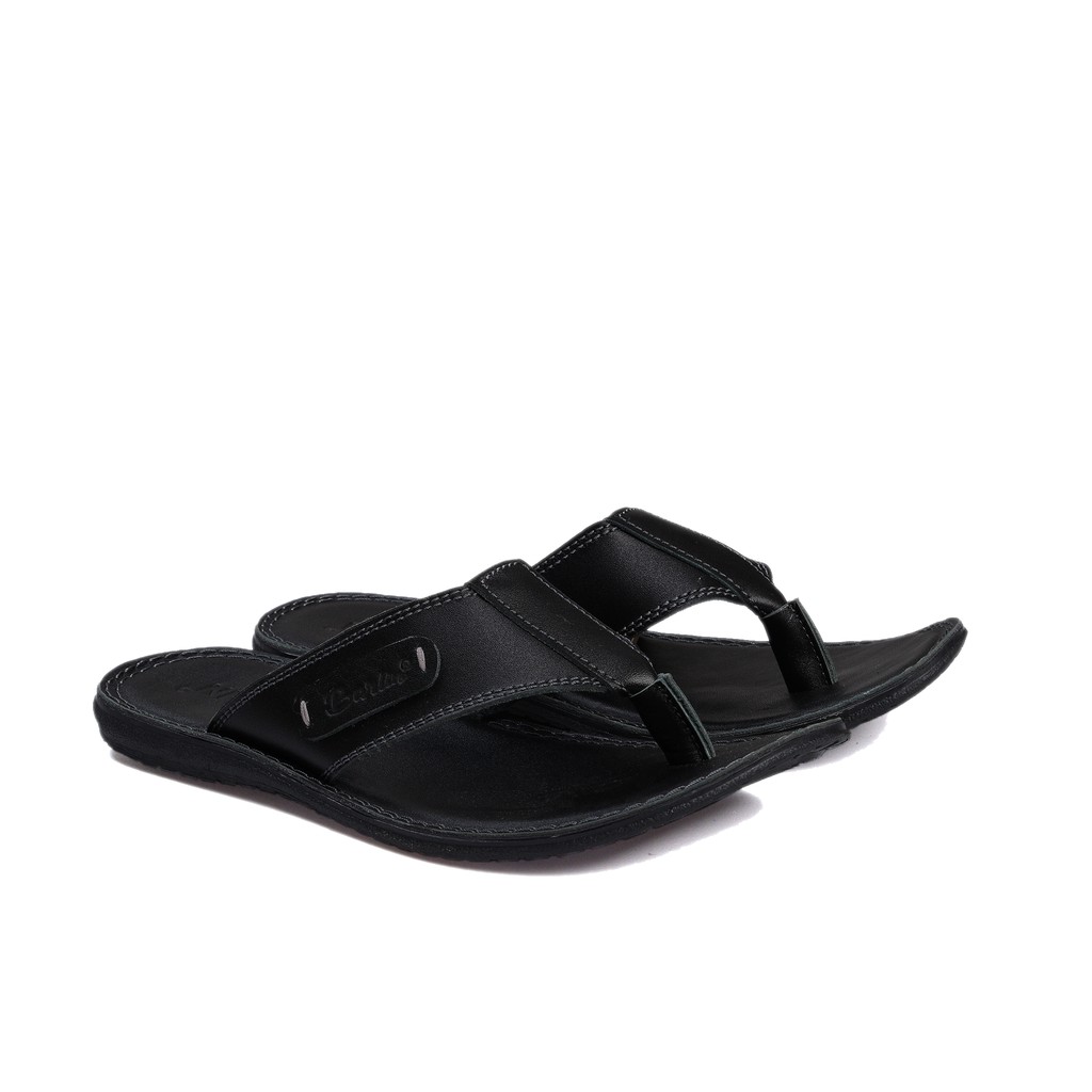 Sandal Pria Full Kulit asli 100% - Sendal Japit Barlin Original - SM02