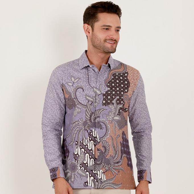Maginot Kemeja Batik 3.0 Gistara-LS Lengan Panjang Pria