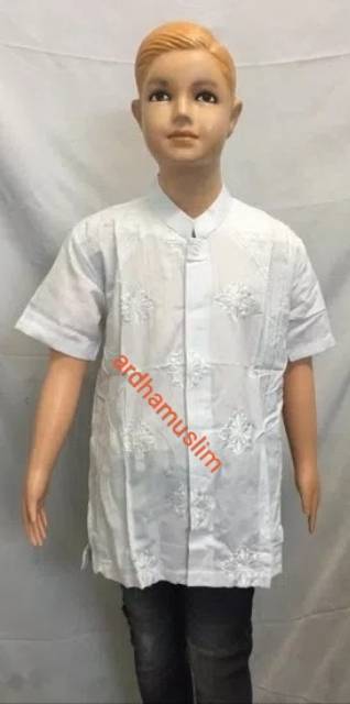 Baju koko anak anak khusus putih