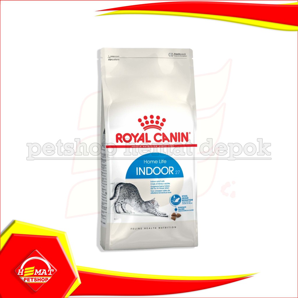 Cat Food Royal Canin Indoor 27 Adult 2 Kg Makanan Kucing dewasa rumah murah 2kg