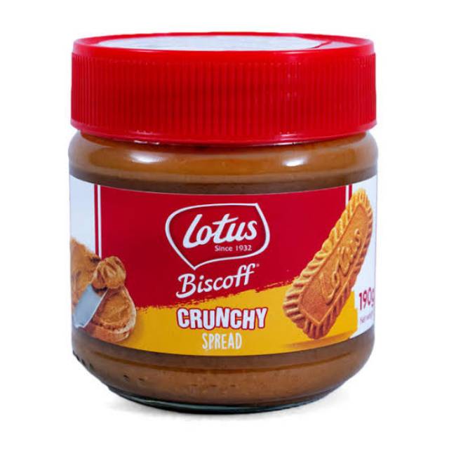 

Lotus Biscoff Biscuit Spread Jam Crunchy 190gr | Selai Biskuit Biscof