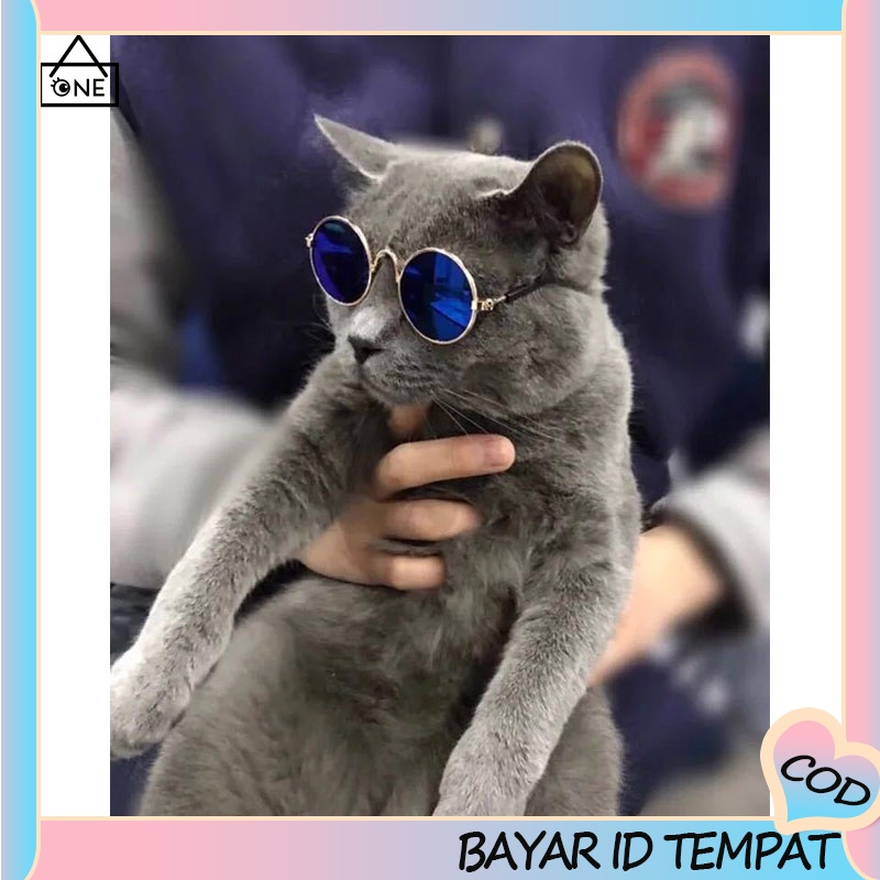 [Bayar Di Tempat]1 Pc Kacamata Kucing Anjing / Eyeglasses Sunglasses Hewan kecil Pet Dog A one