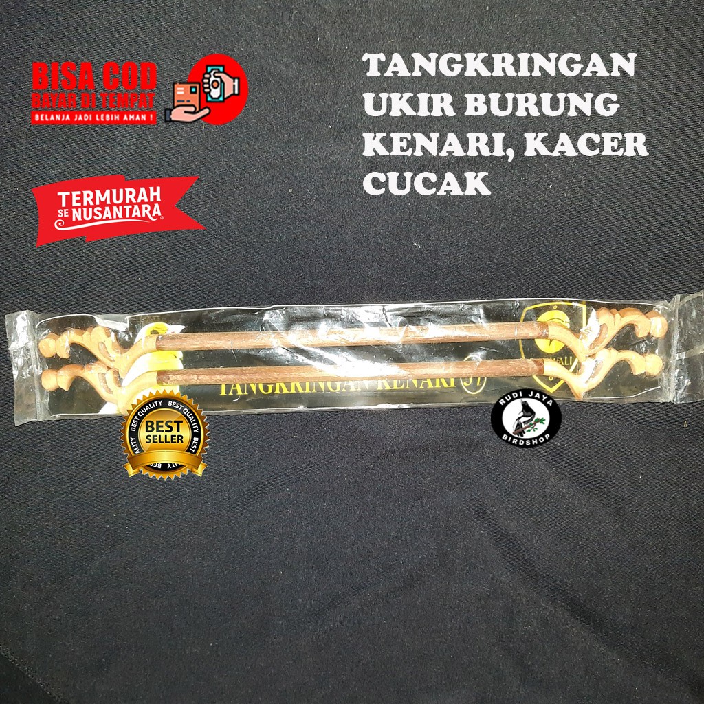 TANGKRINGAN UKIR KENARI KAYU JATI HALUS PANGKRINGAN UKURAN BURUNG KENARI SANGKAR KOTAK 37 DAN 40 CM