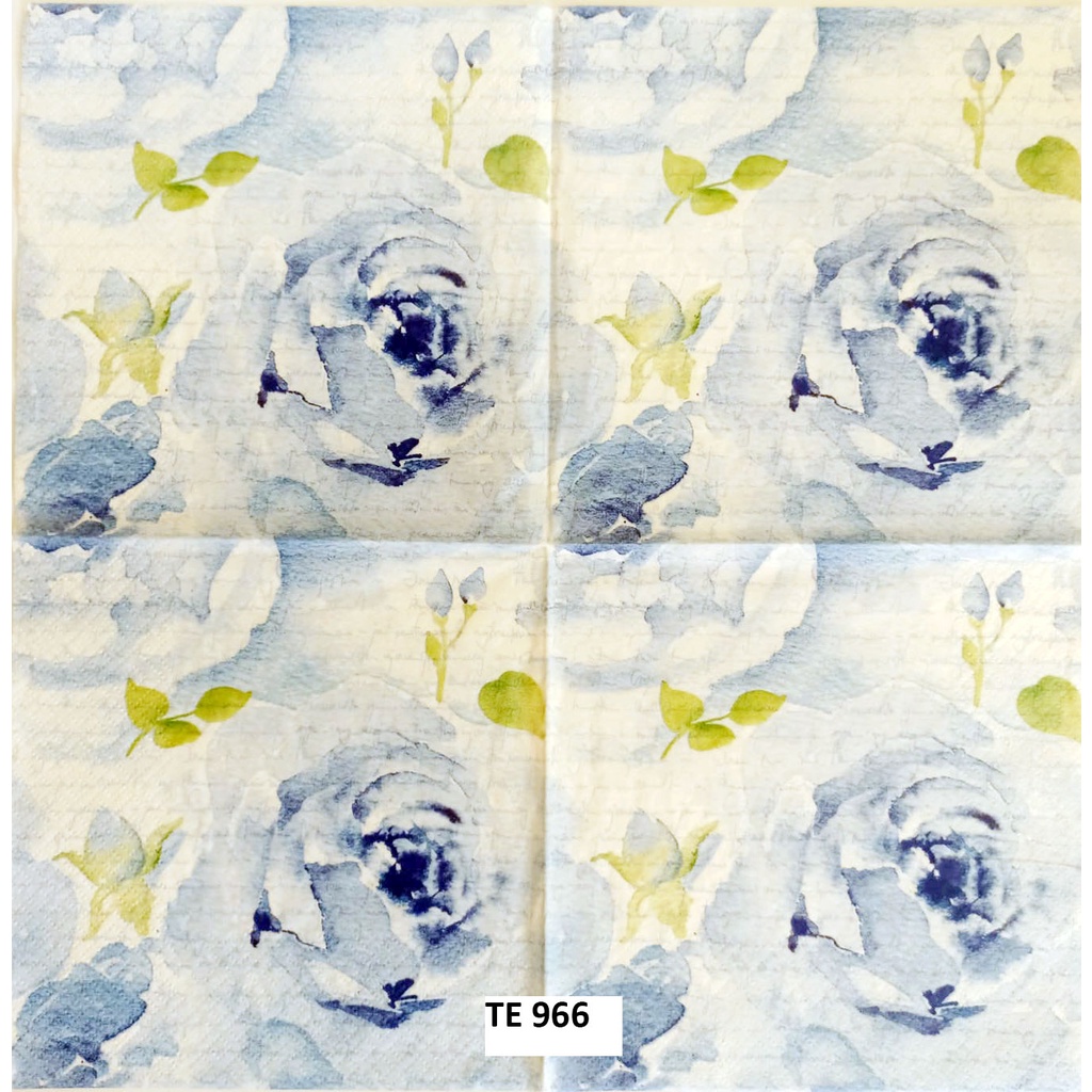 Tisu  Napkin Kerajinan  Decoupage Eropah 33X33 CM TE 966 TTS