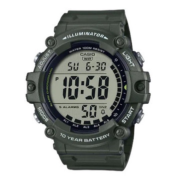 Casio Original AE1500WH AE-1500WH-8B 1A / AE-1500WHX-1A 3A Jam Tangan Pria Digital Karet Hitam