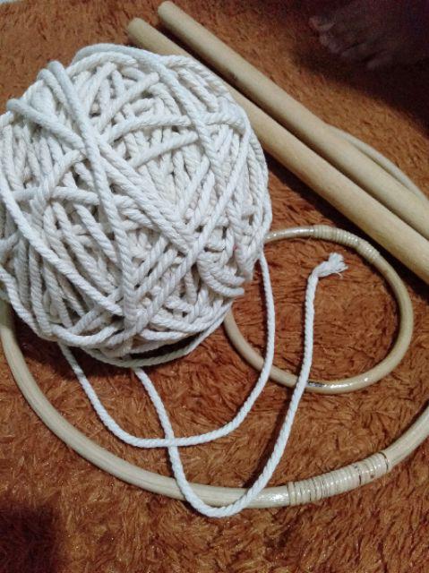 Ring rotan, (kore) kerajinan macrame tebal 1cm | Shopee Indonesia