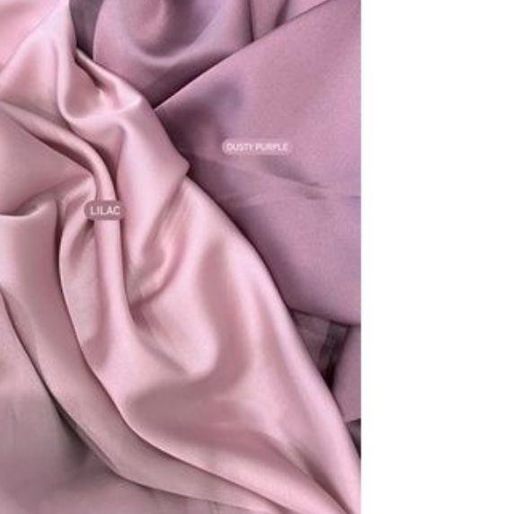 ♢ Bahan Saten Armany Silk Premium Quality / Kain Satin Armani 100% Silk Original / Silk Sutra Armani