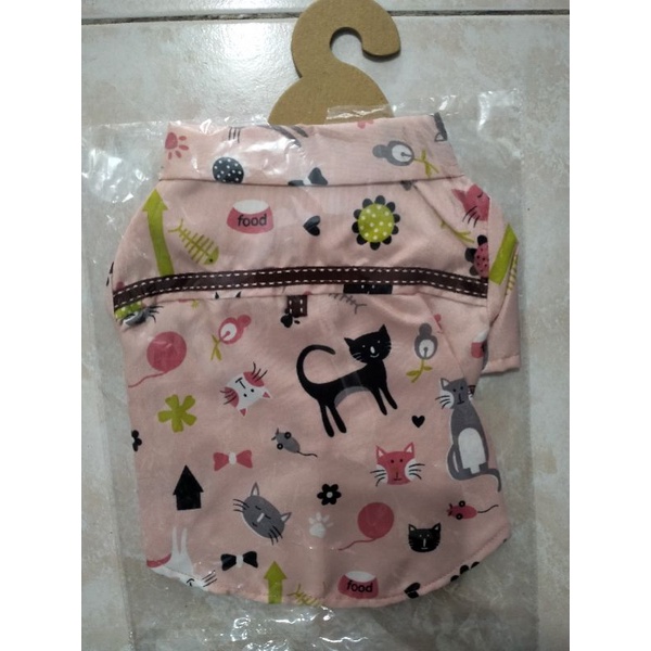 Baju Kucing Ukuran S/M/L