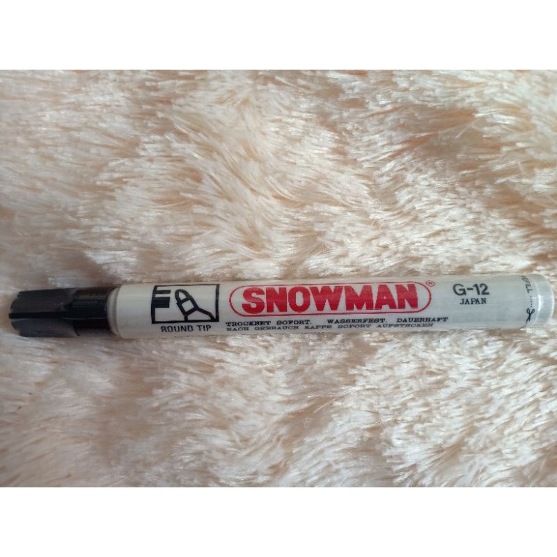 

COD SPIDOL PERMANEN SNOWMAN G-12 HITAM